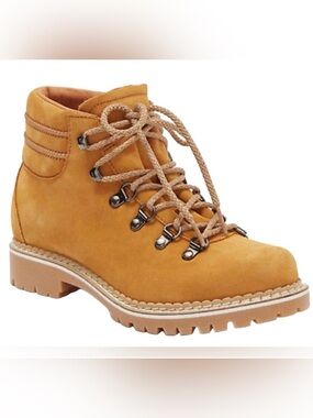 La Montelliana 1965 Alce Suede Hiking Boots Italy Lug Sole Size 40 US 10 NWT